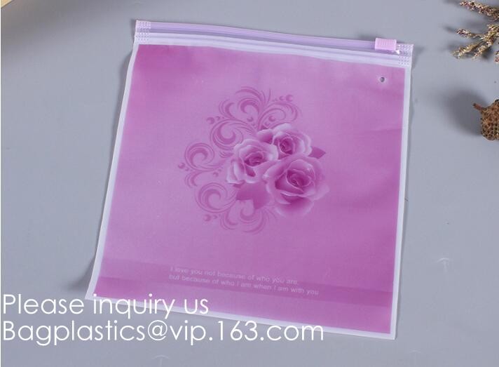 Stand Up Pouch Bag Type And Screen Printing Surface Handling EVA Zip Lock Bag,Underwear Zip lockk EVA Underwear Packaging