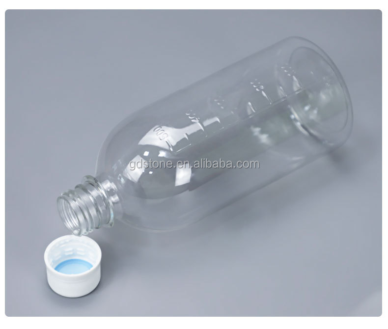 Shrink Sleeve 1000ml 500ml PET Screw Top Plastic Bottle 38g 51g