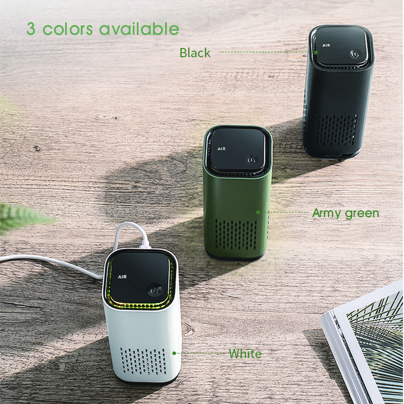 Quiet Operation 360 Degree Air Intake Mini Air Purifier