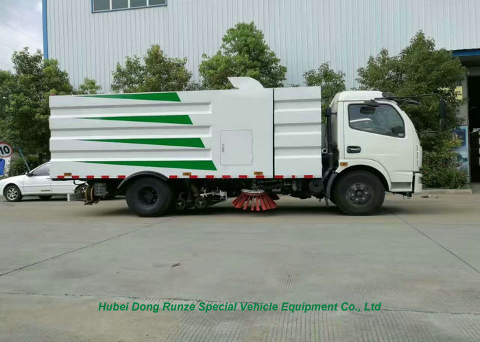 DFAC 5000L Dustbin Road Sweeper Truck for Street Cleaning With 2cbm Washing Water