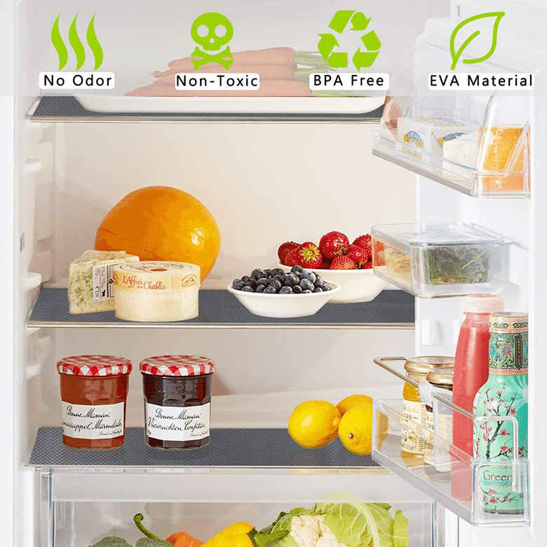 Washable Plastic Refrigerator Mat for Kitchen Fridge Freezer Drawer Fresh Food Saver