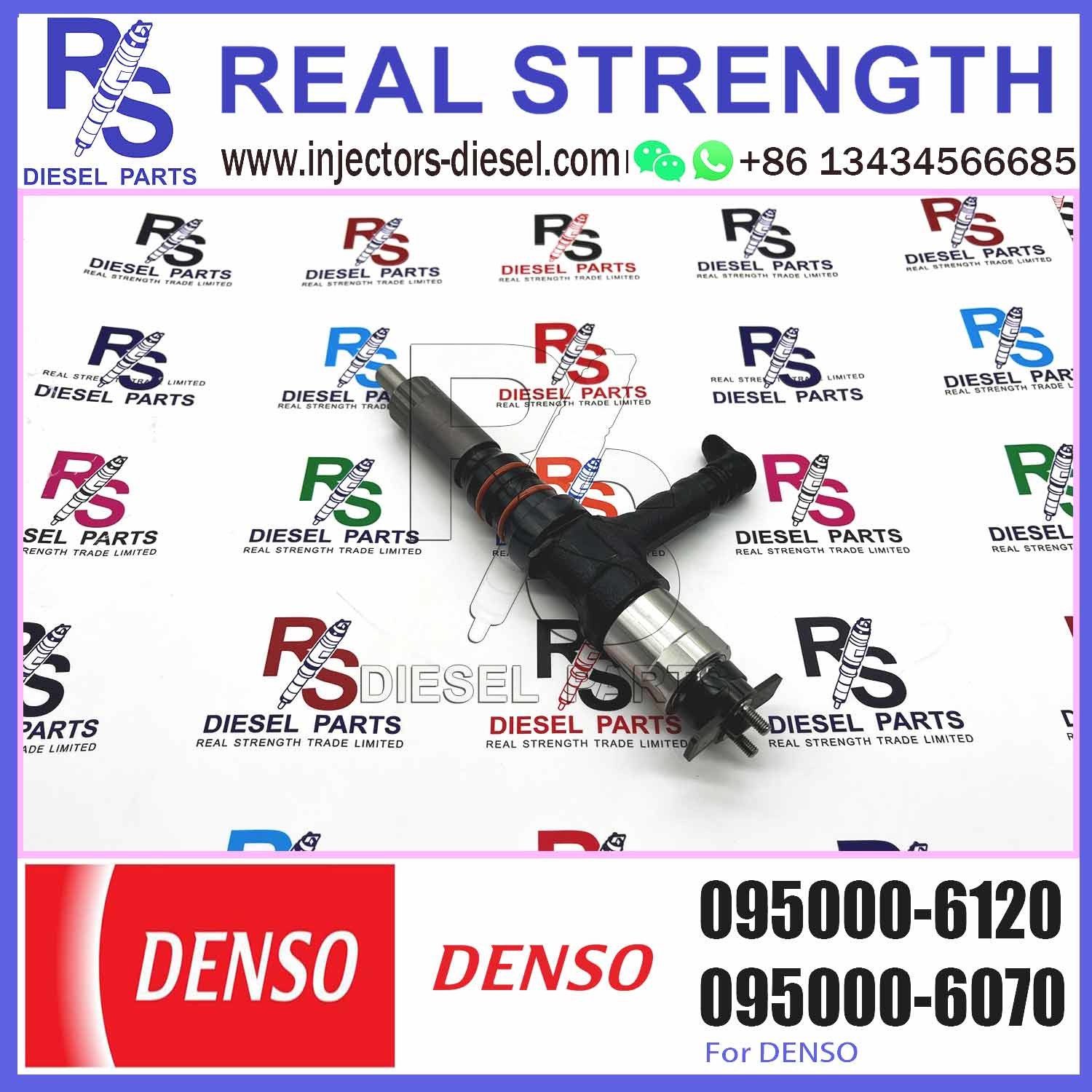 Diesel Common Rail Fuel Injector 095000-6120 For Komatsu PC600 Excavator 6261-11-3100 injector diesel