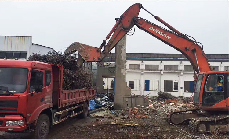 BEIYI BYHC200 hydraulic demolition crusher hydraulic pulverizer for building secondary demolition