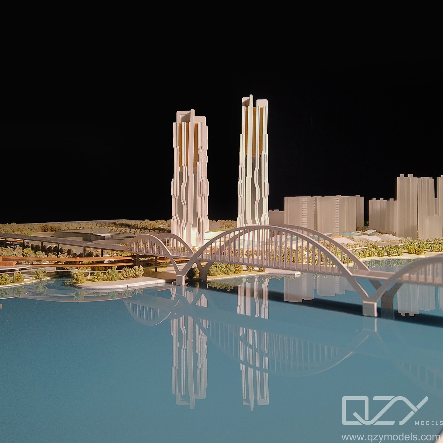 Shang'chu CAUPD 1/500 Guangzhou Haizhu Innovation Bay Lijiao Core Area Urban Design Model