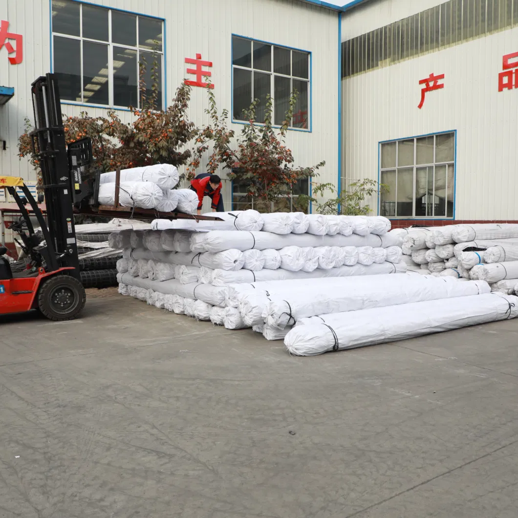 Composite Biaxial Fiberglass Geogrid with Nonwoven Geotextile for Soil Reinfocement/Road Construction Material Geocomposite Geogrid