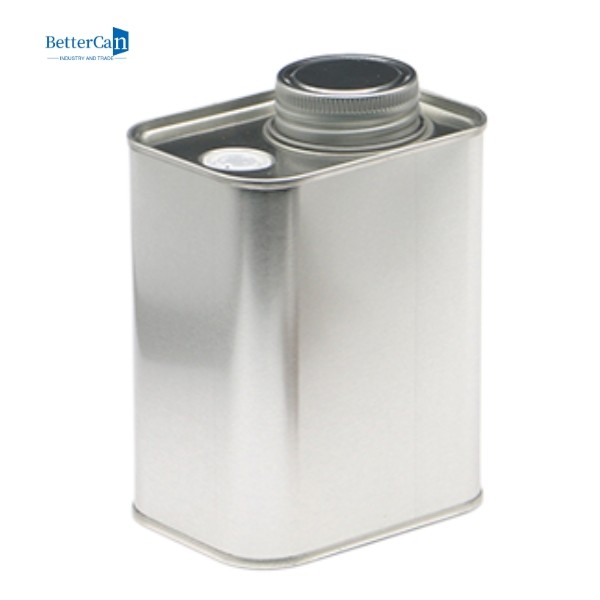 Food Grade 500 Gram Square Tin Can Olive Oil With Vent Hole