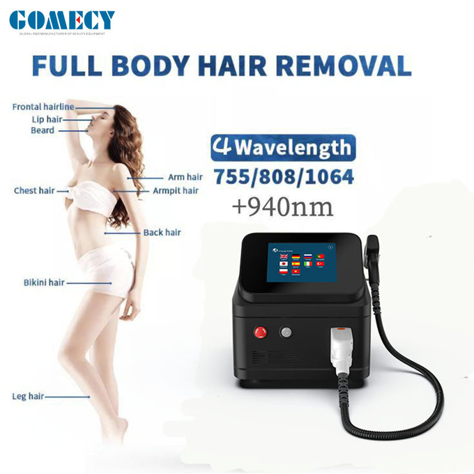 High Power 1200w 4 Wavelenths Diode Laser Machine Hair Removal Diode Ice Laser