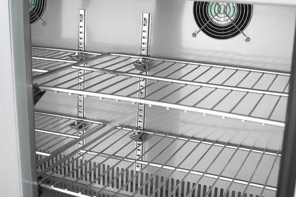 220V 50HZ Counter Freezer Commercial , 1130L Under Counter Catering Fridge