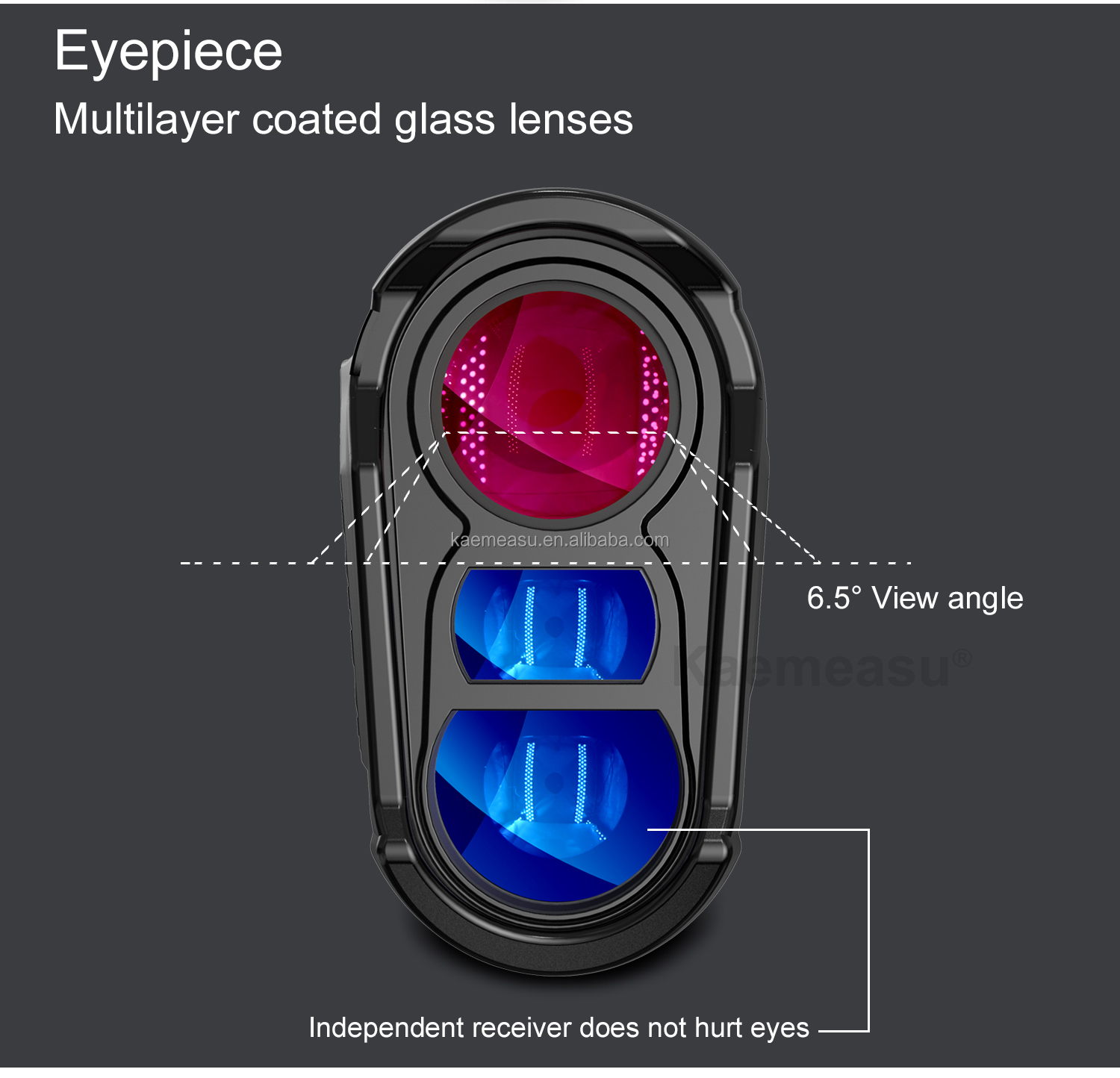 kaemeasu Multifunction Laser Distance Meter Telescope Golf Laser Rangefinder Hunting Electronic Ruler With Magnet Adsorption
