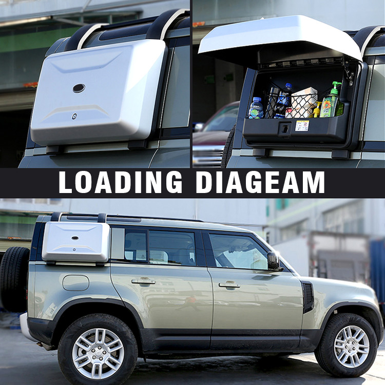 High Capacity Side Mounted Car Roof Rack For Rover Land Defender 110 2020 2021