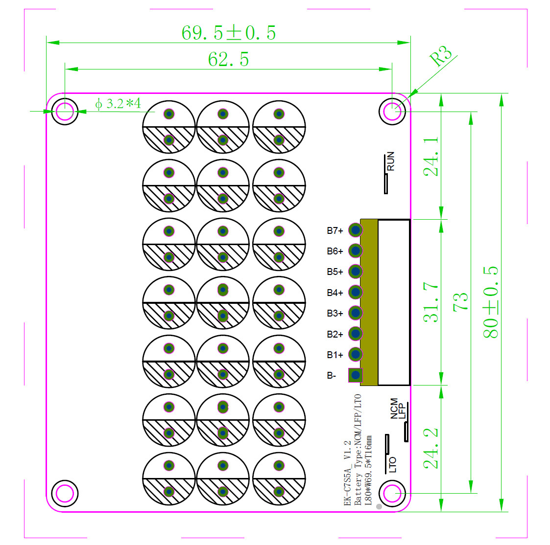 5S 6S 7S 12V 24V Active Balancer 150A 100A 200A 300A LFP / Lithium Battery Protection Board