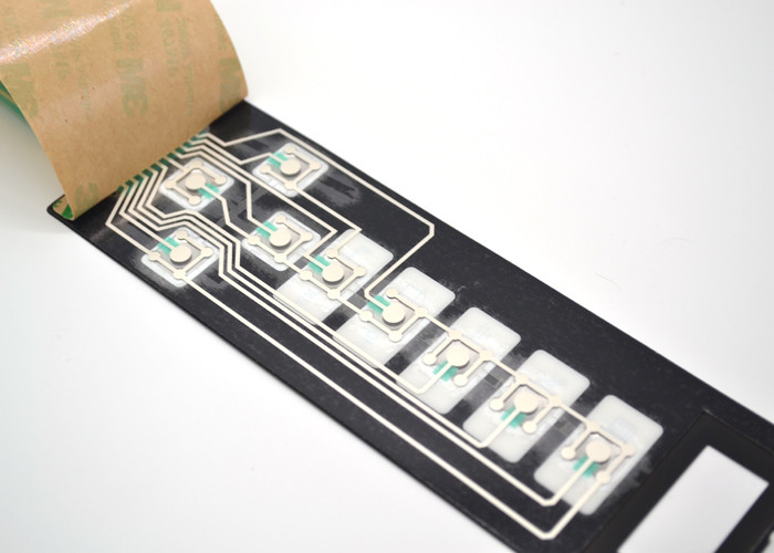 Waterproof Membrane Panel Switch With Multi Buttons For Sports Equipment