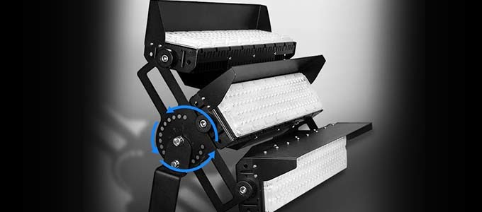 Wide Illumination Sport Stadium Light 150000lm Led Athletic Field Lighting For Crane