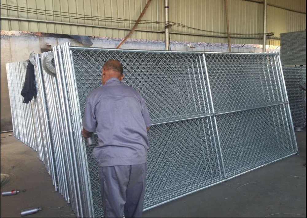 Security site fencing panels 6x12 feet /chain link temporary fencing direct factory