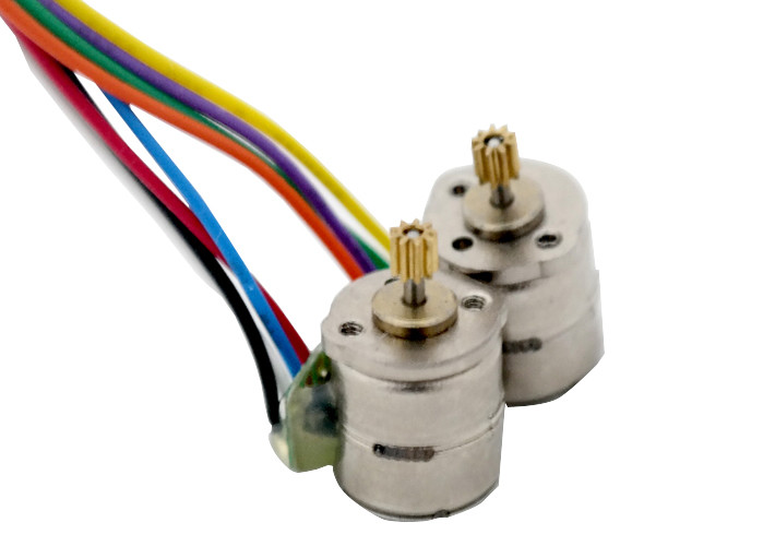 8mm Micro Stepper Motor 2 Phase 4 Wire Mini Stepper Motor With Copper Gear For Camera Lenses Pm08