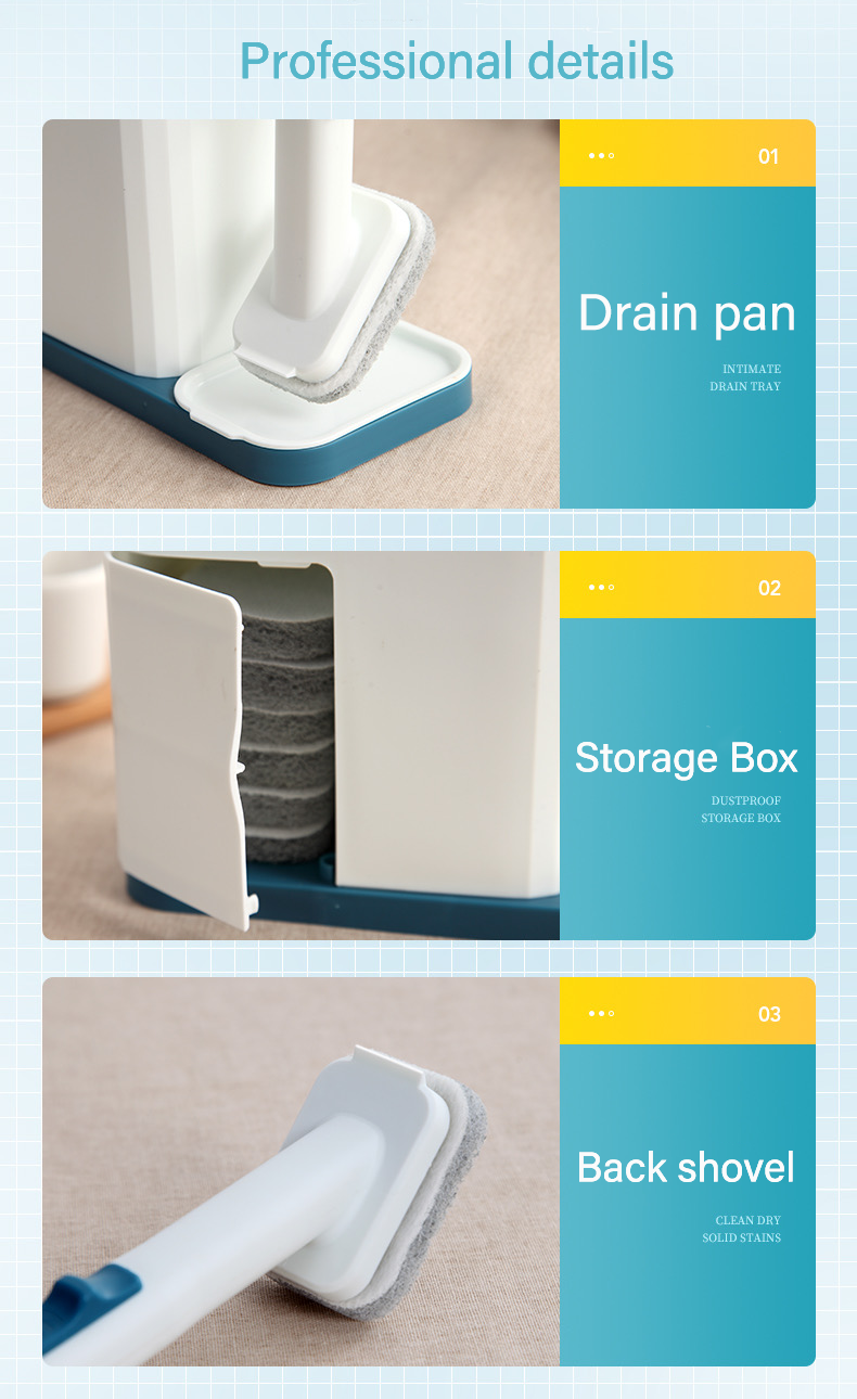 Deep Cleaning Kitchen Pot Brush Easy To Use Disposable Brush Pot Skin Friendly