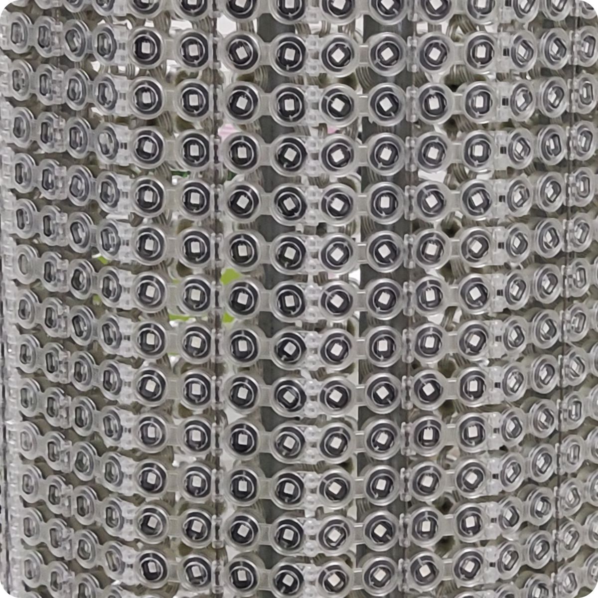 Transparent T12 Outdoor LED Mesh Screen DC12V Energy Saving Building Exterior