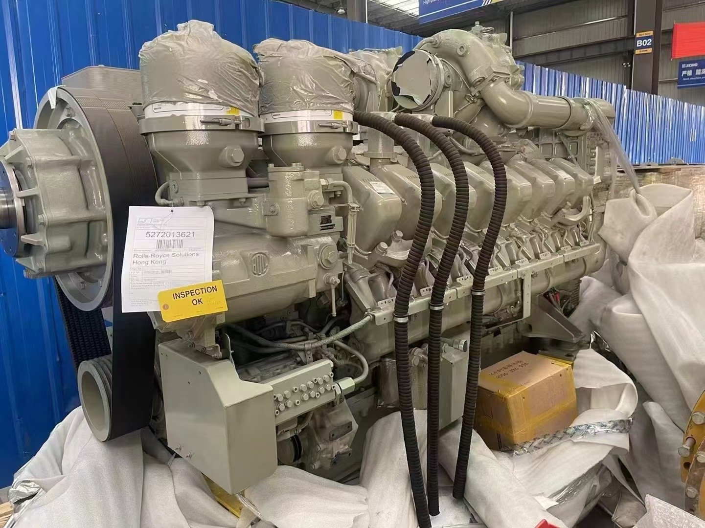 High Performance Used MTU Engine 16V4000023R Used Excavator Engine