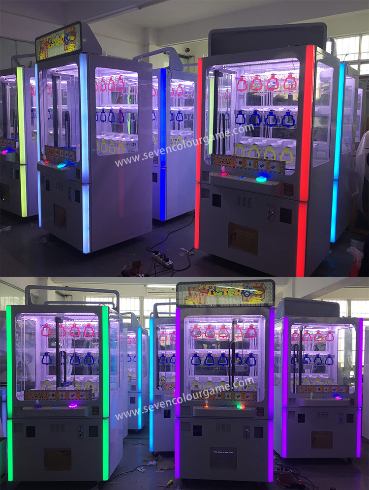 110V Key Master Arcade Machine , Amusement Park Sneaker Claw Machine