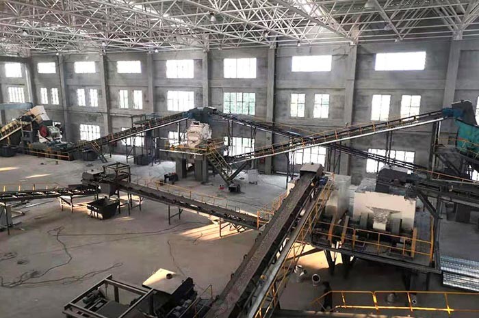 800T/H Contracting Steel Slag Mining Crushing Machine 100mm Feeding