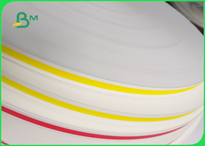 FSC FDA Approved Straw Wrapping Paper For Birthday Parties 14mm 15mm Roll Width