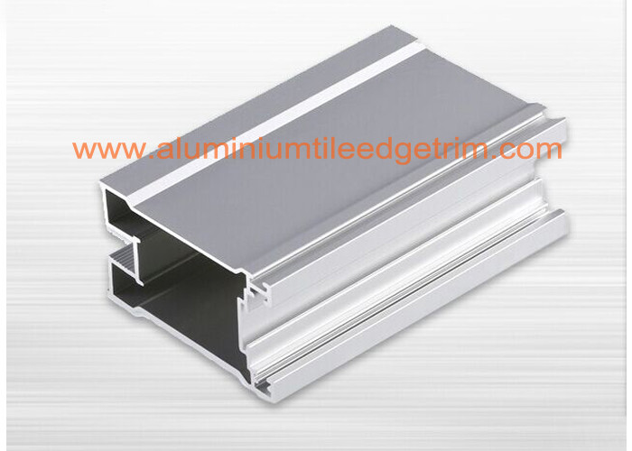 Satin Anodized Aluminium Window Profiles , Aluminium Extrusion Profiles For The Windows