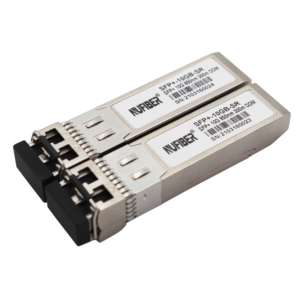10G SFP+ MMF 850nm 300m LC DOM Transceiver Module Compatible Cisco 10G SFP+ Transceiver