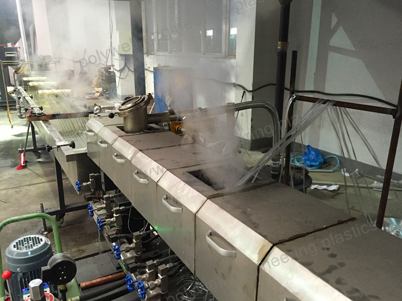 Twin-Screw Modified PA66 With Glass Fiber Pellet Making Machine Polyamide Extrusion machine