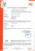 Anhui Zhuoyu Industrial Manufacture Co., Ltd. Certifications