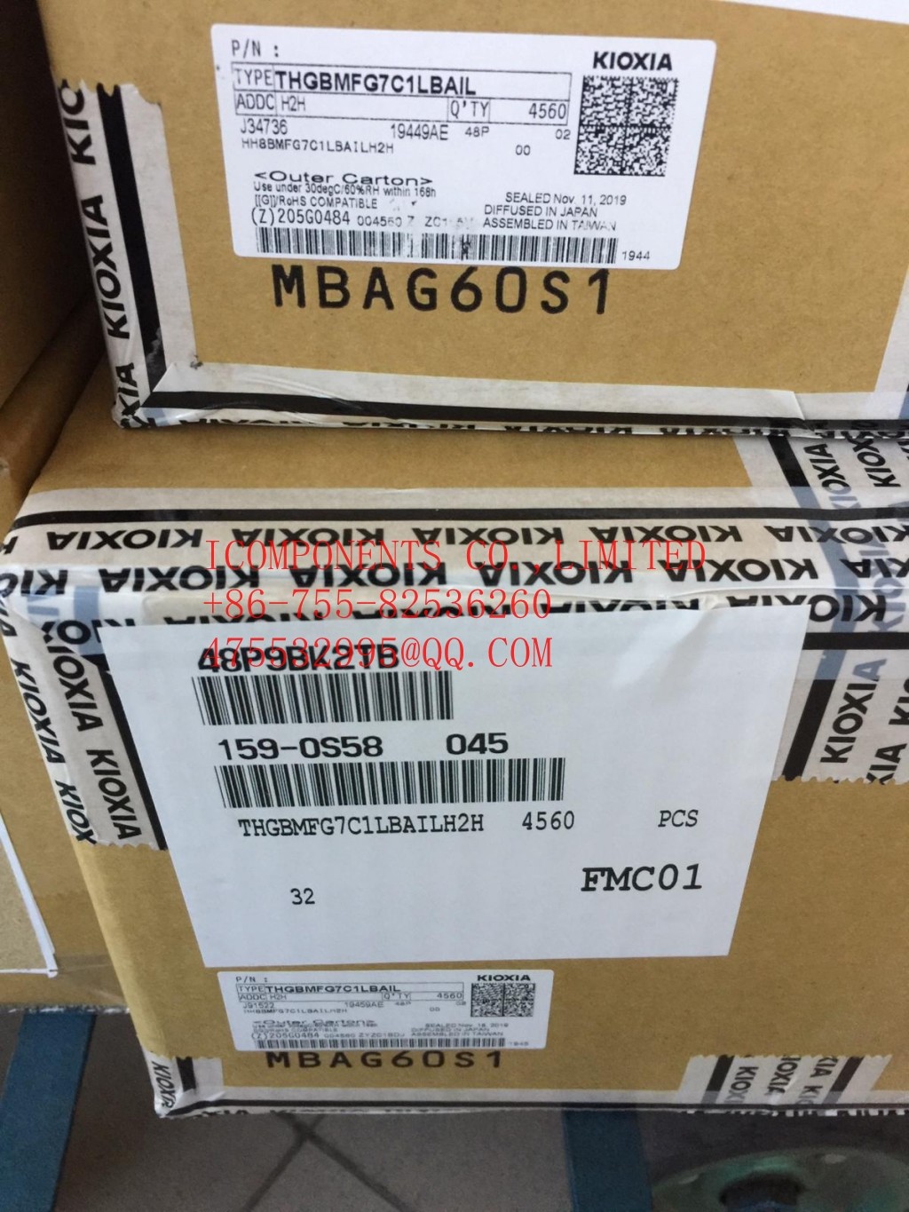 THGBMJG7C1LBAIL KIOXIA EMMC 16GB NAND 15NM EMBEDDED MULTIMEDIA CHIP (EEPROM) (Alt: THGBMJG7C1LBAIL)