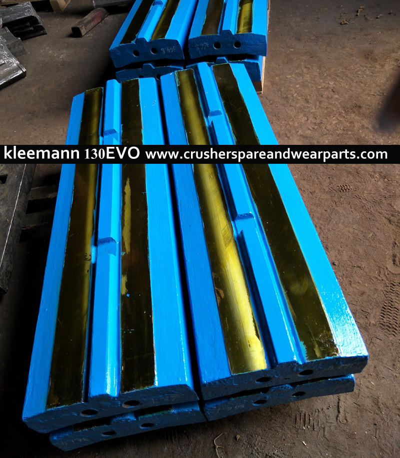 impact crusher Parts Kleemann 130EVO blow bars high manganese steel Impact plate screw