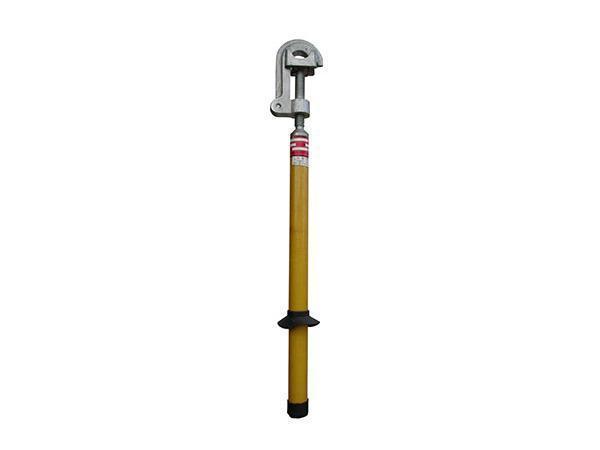 Short Circuit Portable Grounding Rod / Earthing Rod With Flat Clipper Jaws