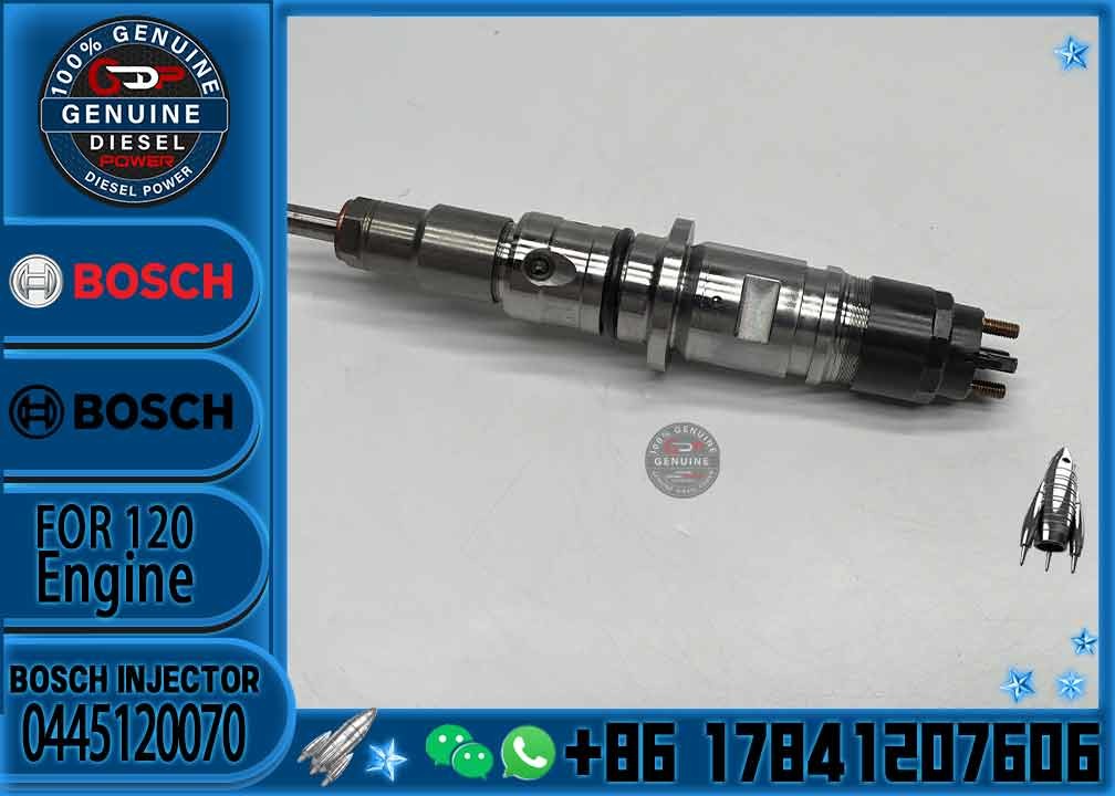 Genuine common rail injector 0445120241 0445120070 for 3976631 4930485 5263304