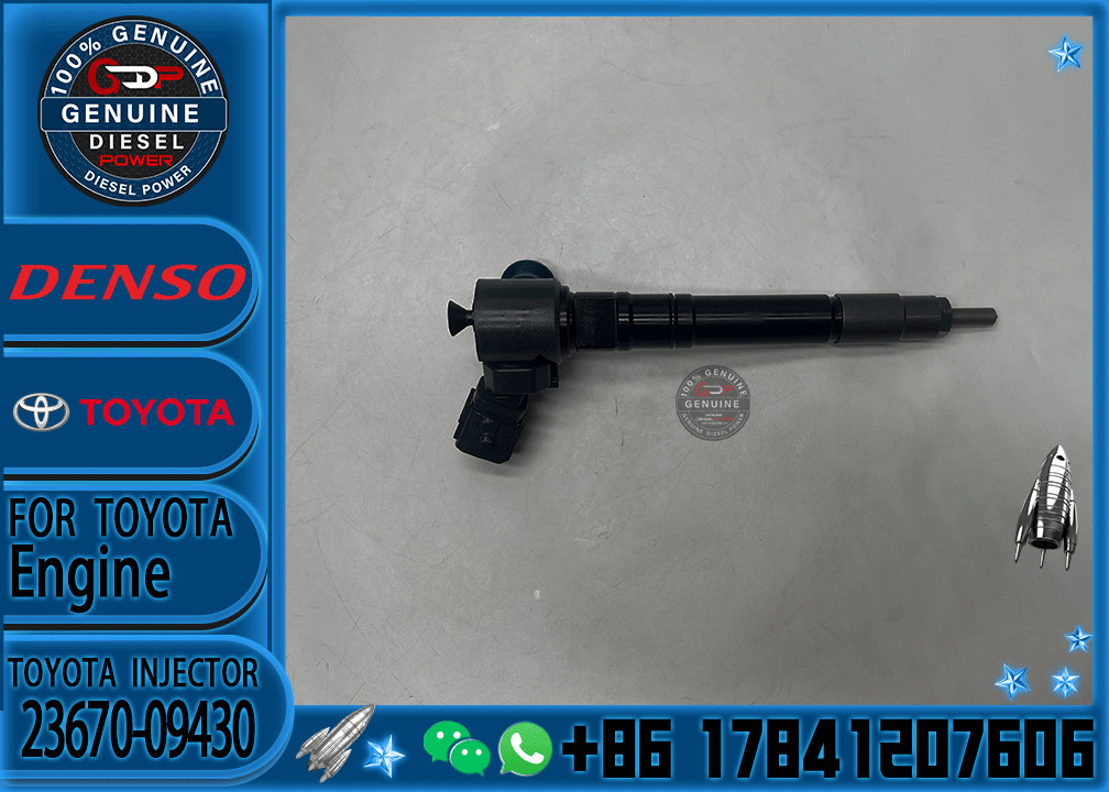 Common Rail Diesel Injector 23670-0E020 23670-09430 For Toyota 2GD-FTV Engine