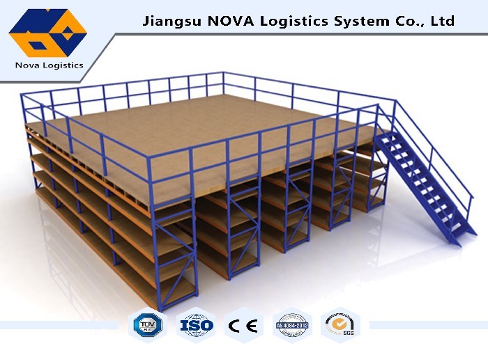 1000kg Heavy Duty Metal Industrial Mezzanine Floors For Warehouse / Office