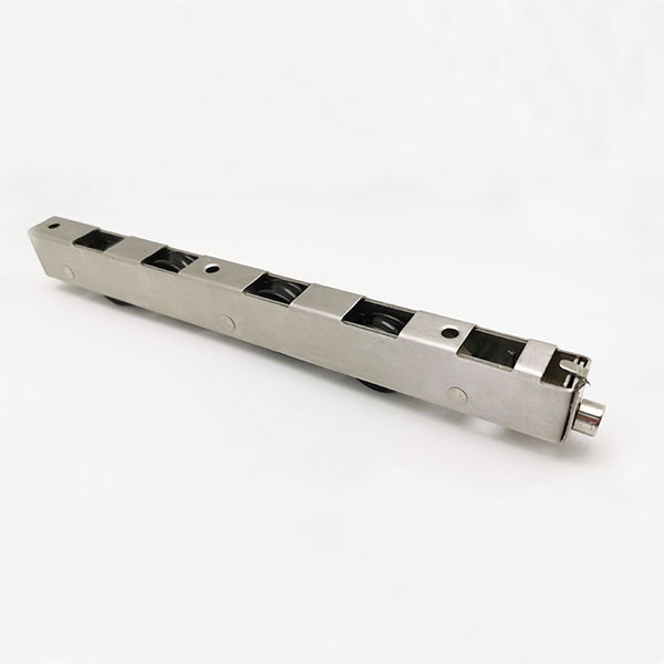 Stainless Steel Sliding Door Rollers Heavy Duty OEM With 4 Wheels POM Material