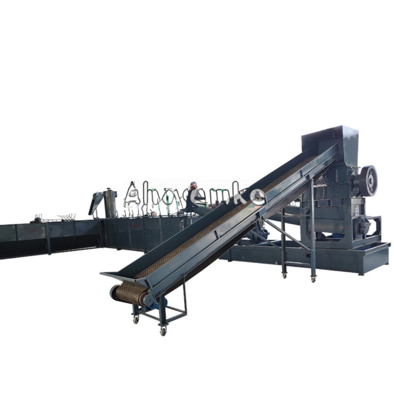 Double Stage Single Screw PP PE ABS Plastic Granules Pelletizer Extruder