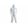 Buy cheap Hazmat Hospital Hooded Chemical Resistant Protective Suit Health And Safety from wholesalers