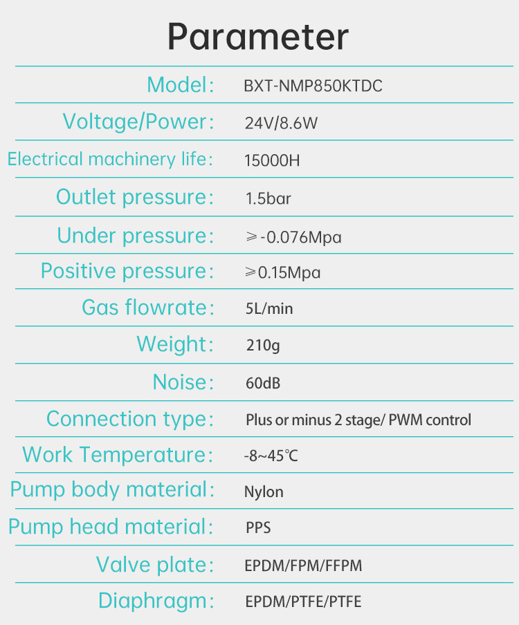 Oil Free Diaphragm Vacuum Pump Adjustable Positive And Negative Pressure Portable Laboratory Air Pump Small