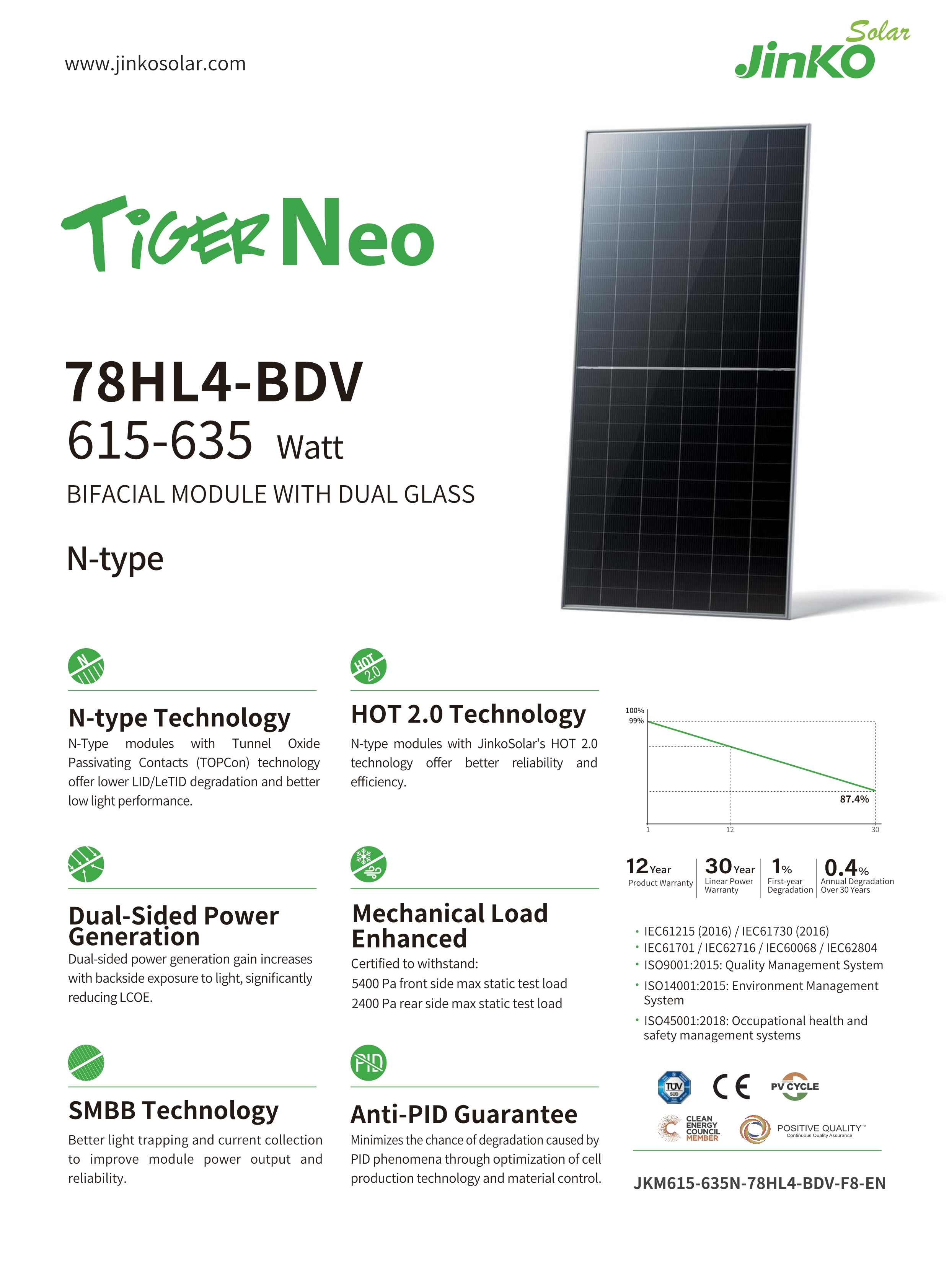 Half Cell Mono Pv Solar Panel for Home IP68 Rated Junction Box and 22.7% Efficiency