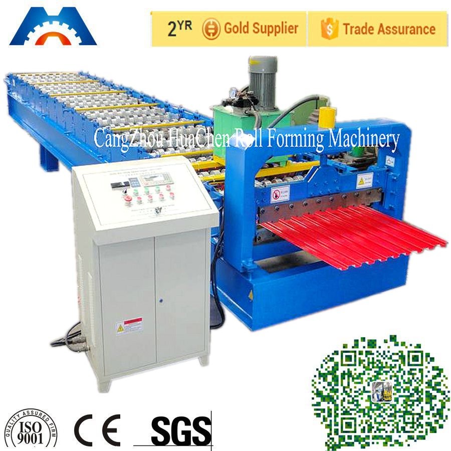 18 Groups Forming Roller Shutter Door Roll Forming Machine For Window / Door Frame