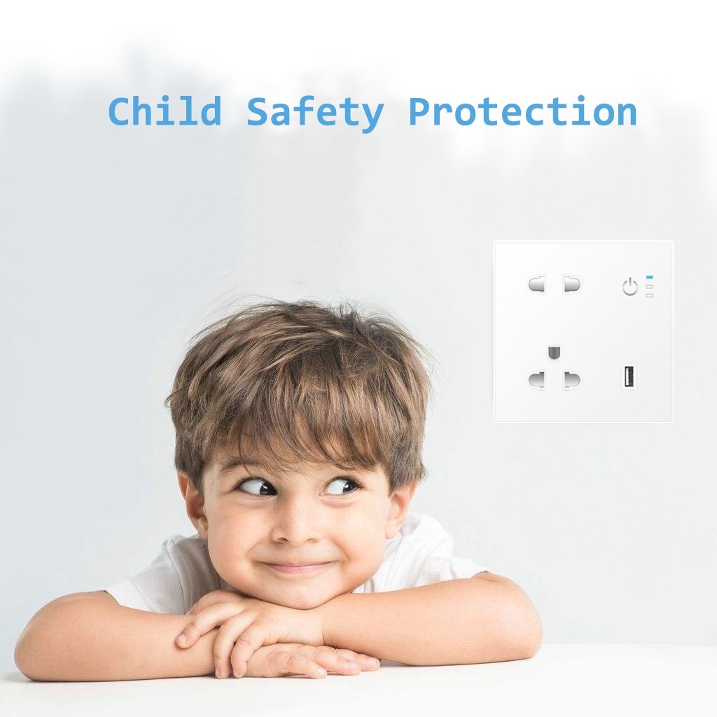 Smart Home Products Support Speaker Connection Usb Interface Smart Wifi Power Electric Plug And Socket