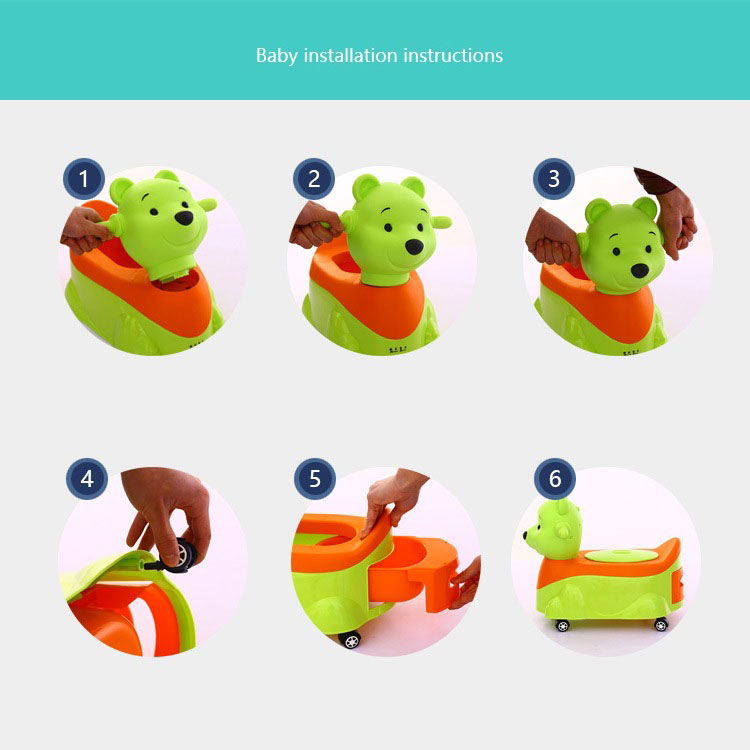 Toddler Seat Child Chair Handles Potty For Boys Girls Safe Plastic Training Toilet