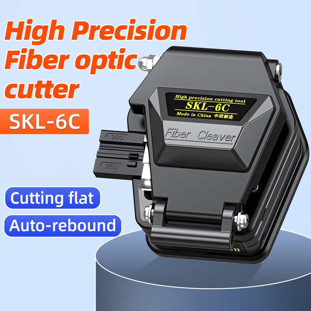 Skl-6c Fiber Optic Cleaver for Single Tube Fiber Cutting