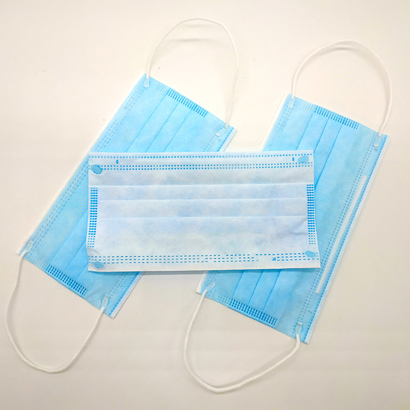 Medical Disposable Surgical Masks Disposable Face Mask Blue And White