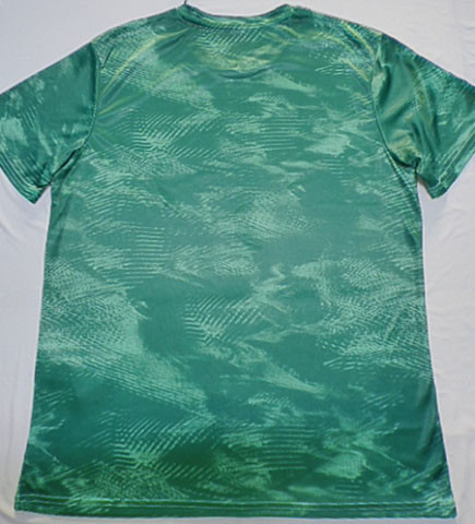 S To XL Quick Dry Lightweight Green Round Neck T Shirt Allover Print