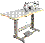 High post bed handbag sewing machine
