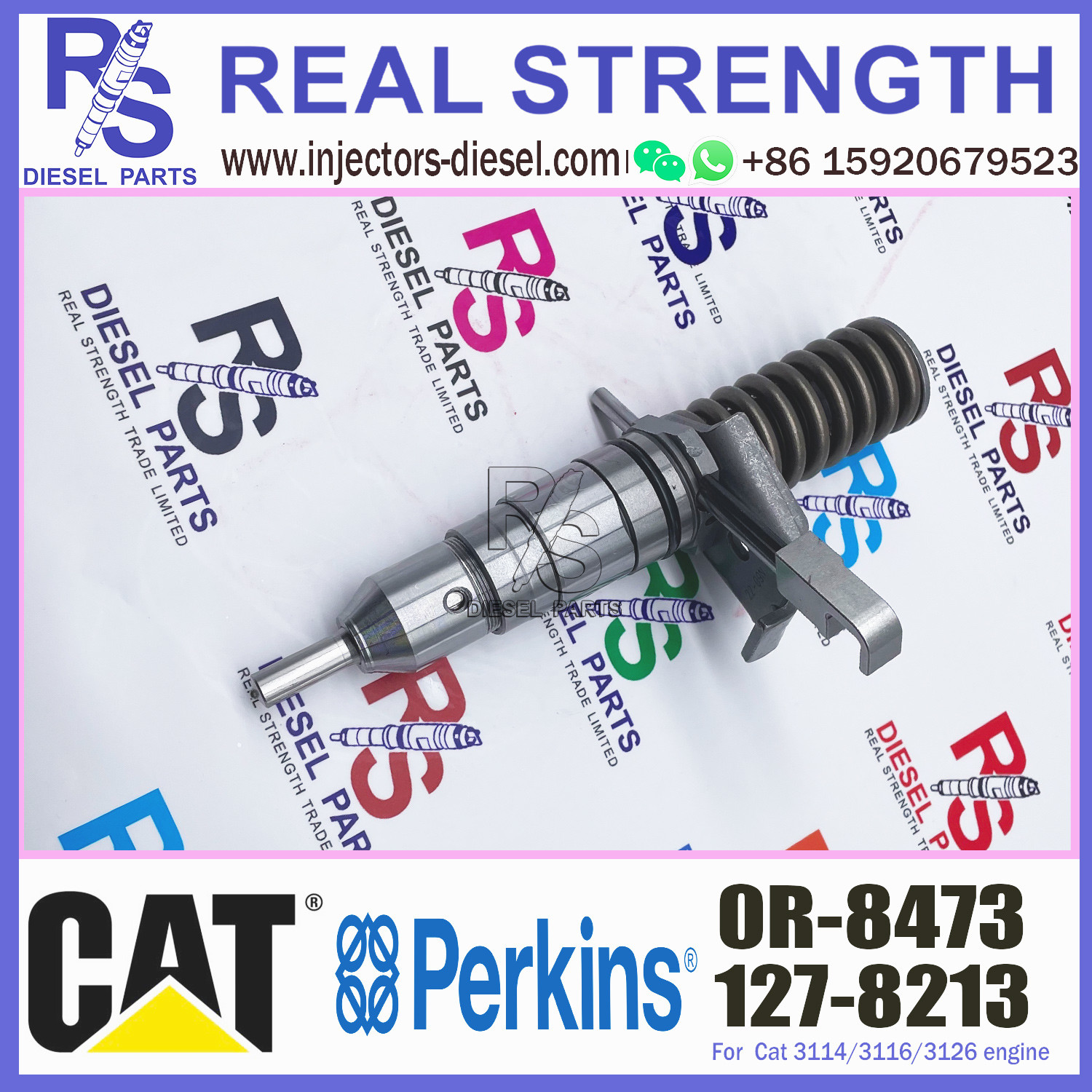 Diesel Fuel Engine Injector 0R8473 0r8473 0R-8473 For 3114/3116/3126 Engine
