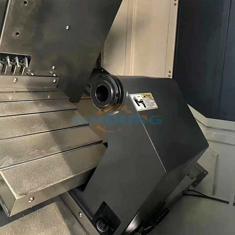 Turret Slant Bed CNC Lathe Machine 45 Degree Tck50 Hydraulic Chuck Servo