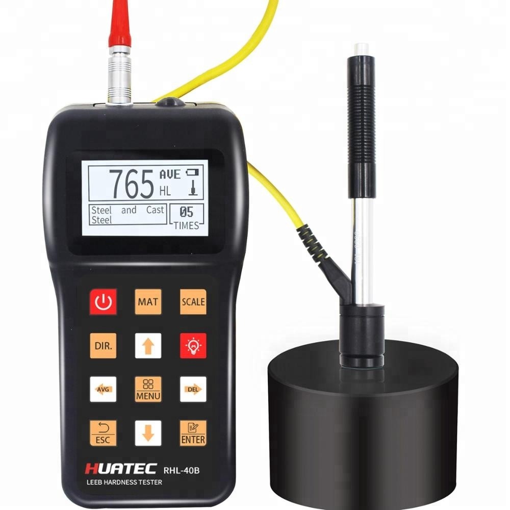 RHL-40B Segment LCD Back Light Display Large Capacity Memory Leeb Hardness Tester
